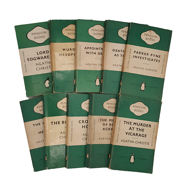 Agatha Christie Penguin Collection, 1948-59 (10 Books)