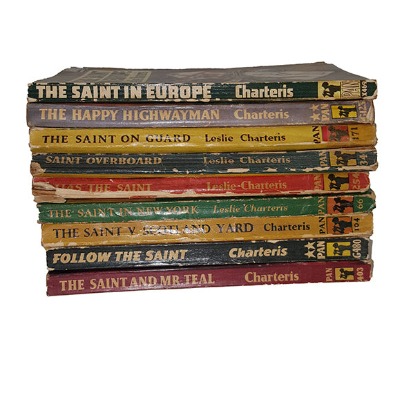 Leslie Charteris' The Saint (9 Book Collection) Pan Books, 1950s