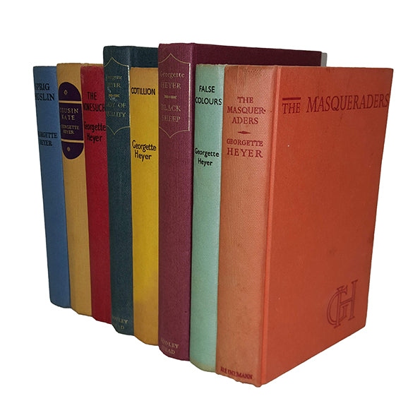 Georgette Heyer 8 Vintage Books, 1954-72