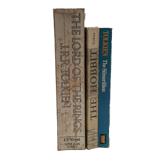 J. R. R. Tolkien's The Hobbit, The Lord of The Rings &amp; The Silmarillion - Unwin Paperbacks, c.1970s