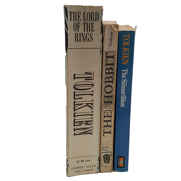 J. R. R. Tolkien's The Hobbit, The Lord of The Rings &amp; The Silmarillion - Unwin Paperbacks, c.1970s