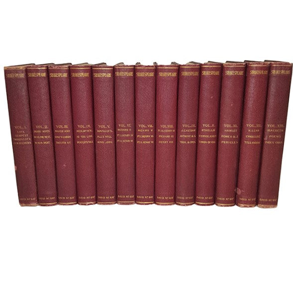 The Complete Works of William Shakespeare Vols. I-XIII (13 Books)