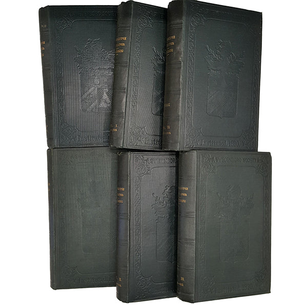 Apocalypse Explained Vols. I-VI by Swedenborg, 1871 (6 Books)