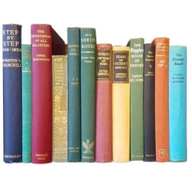 Books by the Metre: Vintage Mixed Colour