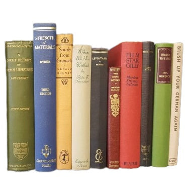 Books by the Metre: Vintage Mixed Colour