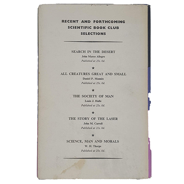 Exploration of the Moon by Franklyn Branley - Scientific Book Club 1965