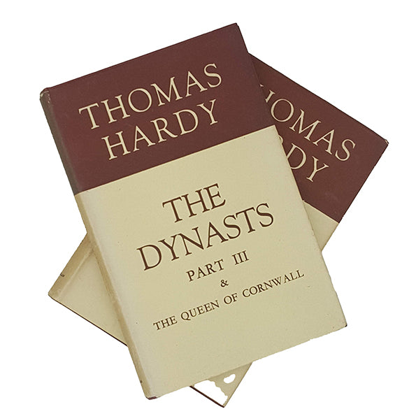 Thomas Hardy's The Dynasts Parts 1-3 (2 books) - Macmillan 1954