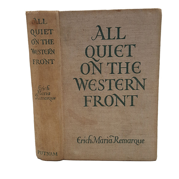 All Quiet on the Western Front by Erich Maria Remarque - Putnam, 1929