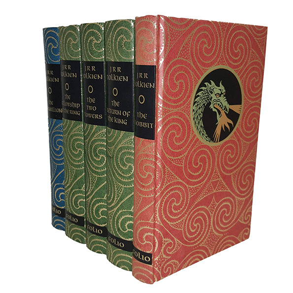 J. R. R. Tolkien's The Hobbit, The Lord of the Rings, The Silmarillion - Folio Collection, 2002 (5 Books)
