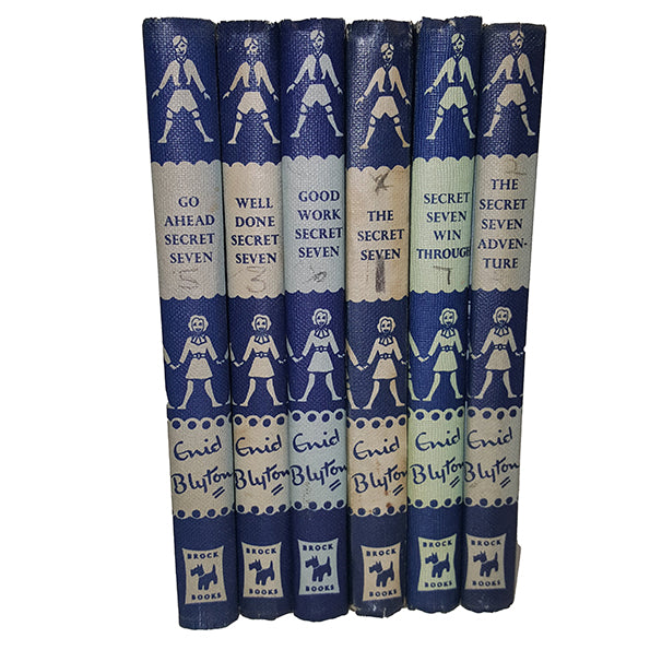 Enid Blyton's The Secret Seven Collection (6 Blue Books) - Brockhampton, 1959-60