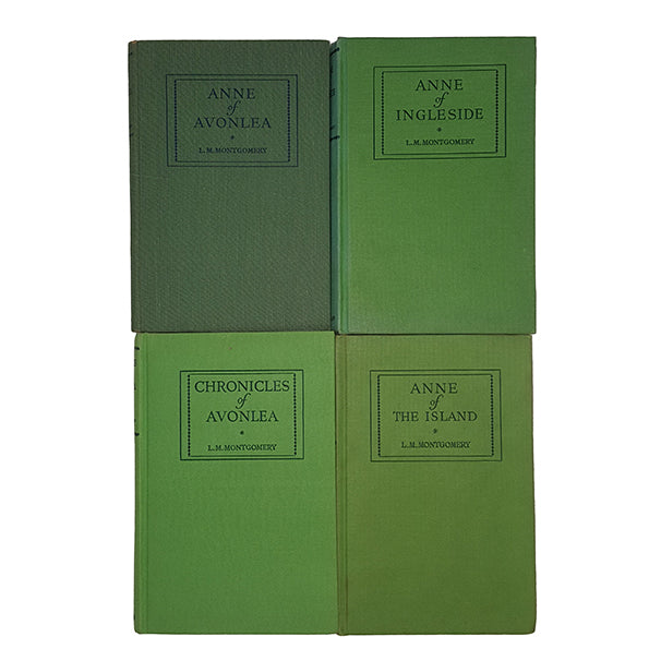 L. M. Montgomery's Anne of Green Gables Collection - Harrap, 1945-58 (4 Books)