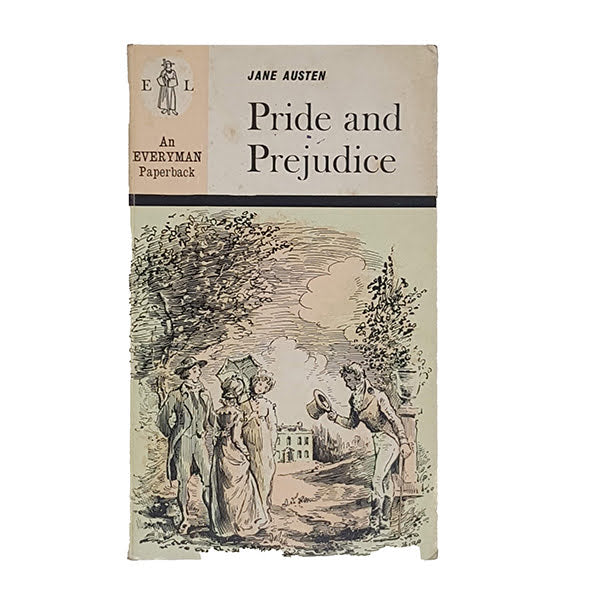 Pride and Prejudice by Jane Austen - Everyman Paperback, 1968