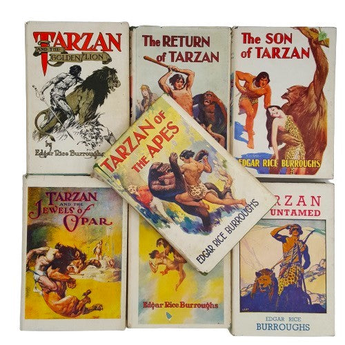 Edgar Rice Burrough's Tarzan of the Apes Collection - Methuen, 1949-52 (7 Books)