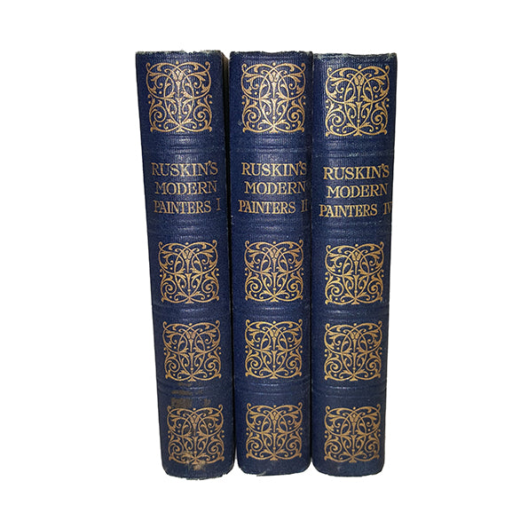 Ruskin's Modern Painters I, II & IV (3 Books)