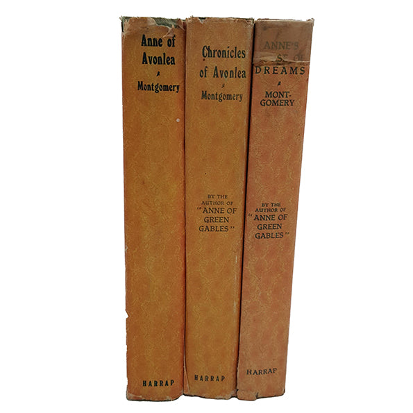 L. M. Montgomery's Anne of Avonlea, Chronicles of Avonlea &amp; House of Dreams - Harrap, 1950-2 (3 Books)