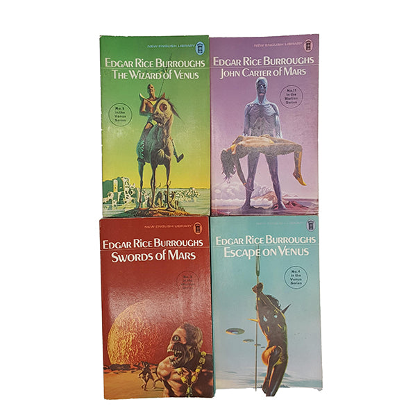 Edgar Rice Burroughs Collection, John Carter of Mars etc. (4 Books)