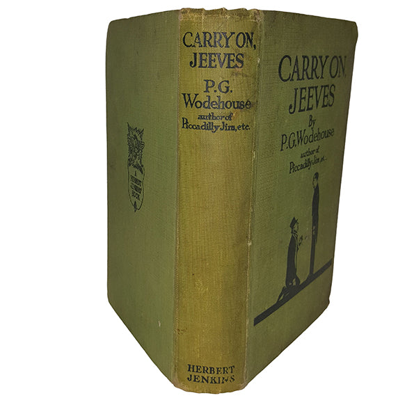 Carry On Jeeves by P. G. Wodehouse - Herbert Jenkins, Fifth Printing