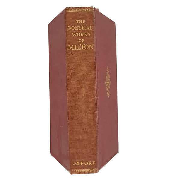 The Poetical Works of Milton - Oxford, 1925