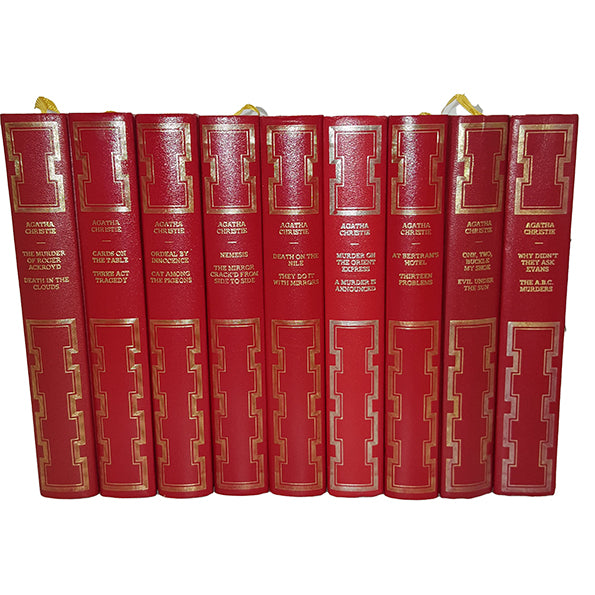 Agatha Christie Collected Works c.1970 (9 Red Books)
