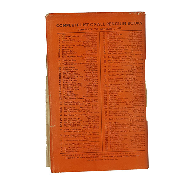 Soldiers' Pay by William Faulkner - Penguin 1938