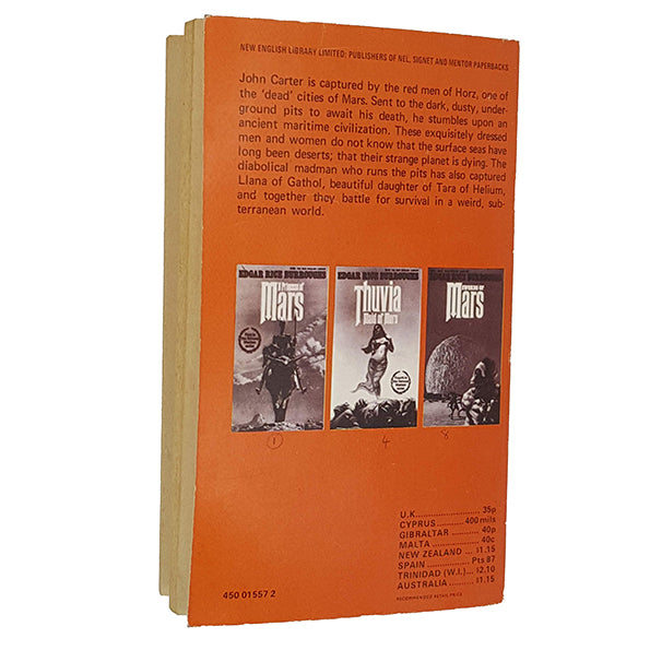 Llana of Gathol by Edgar Rice Burroughs - New American Library 1973