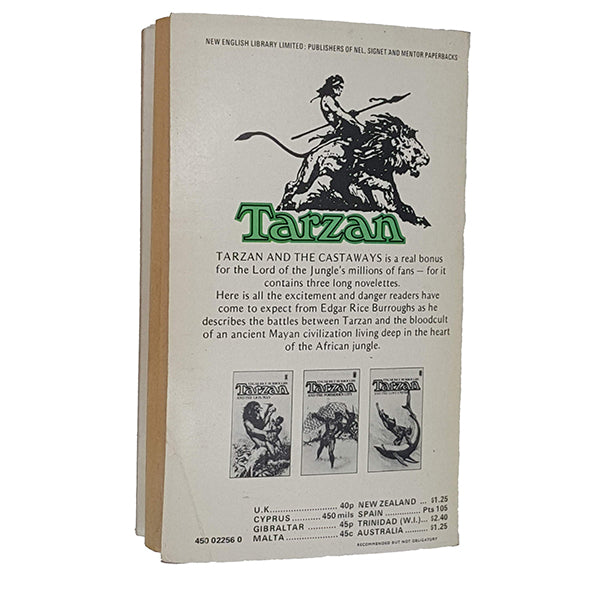 Tarzan and the Castaways by Edgar Rice Burroughs - New American Library 1974