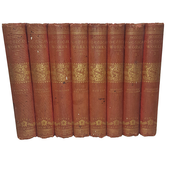 Sir Walter Scott Illustrated Waverley Novels &amp; Poetical Works - 47 Books - A. &amp; C. Black, 1884