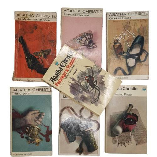 Agatha Christie Vintage Paperback Collection - Fontana, c.1970 (7 Books)