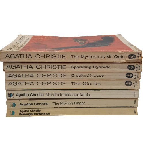 Agatha Christie Vintage Paperback Collection - Fontana, c.1970 (7 Books)