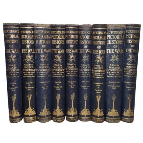 Hutchinson's Pictorial History of The War (9 Books)