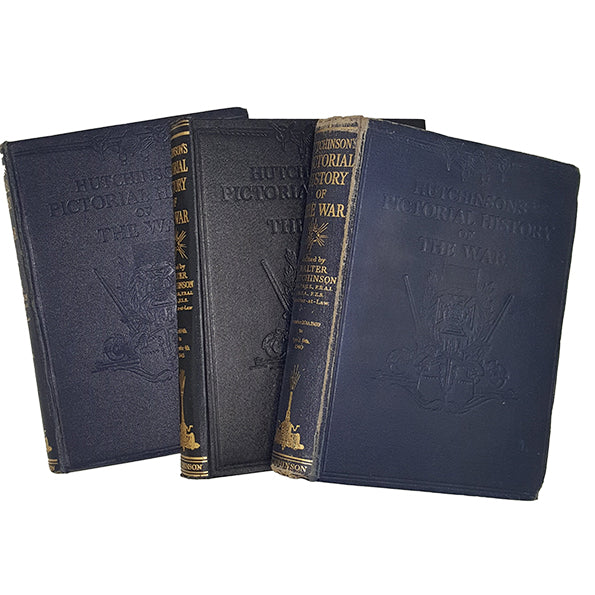 Hutchinson's Pictorial History of The War (9 Books)