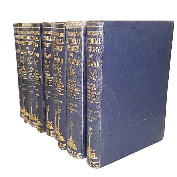 Hutchinson's Pictorial History of The War (9 Books)