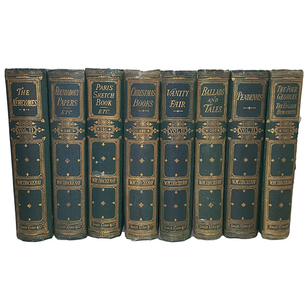 W. M. Thackeray Collected Works - Smith, Elder &amp; Co., 1867 (8 Books)