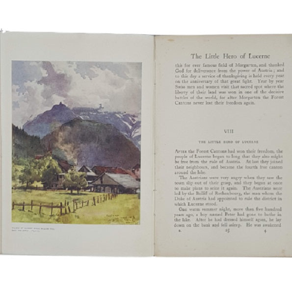 Peeps at Many Lands Switzerland - A &amp; C Black 1909