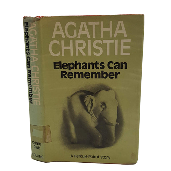 First Edition Agatha Christie’s Elephants Can Remember - Collins (Crime Club) 1972