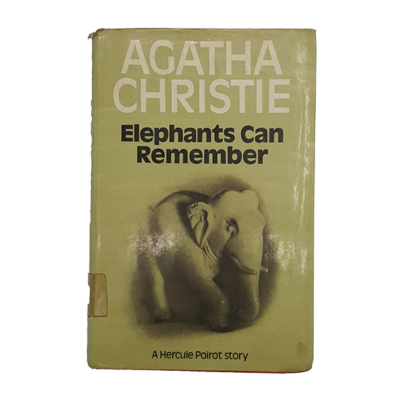 First Edition Agatha Christie’s Elephants Can Remember - Collins (Crime Club) 1972