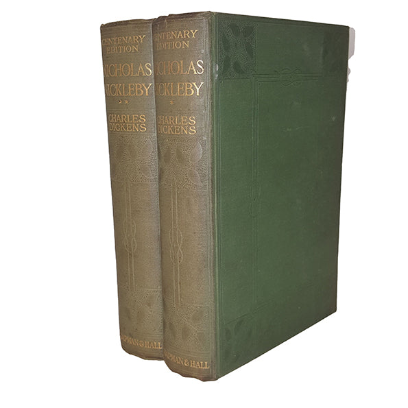 Charles Dickens' Nicholas Nickleby in two volumes - Illustrated, 1910