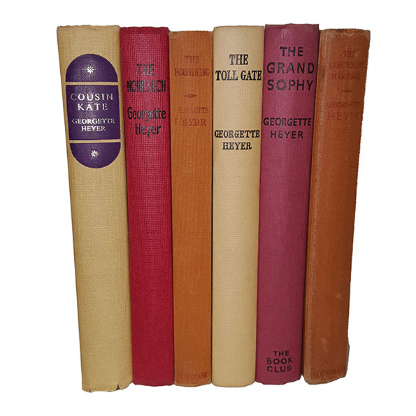 Georgette Heyer 6 Vintage Books, 1951-68