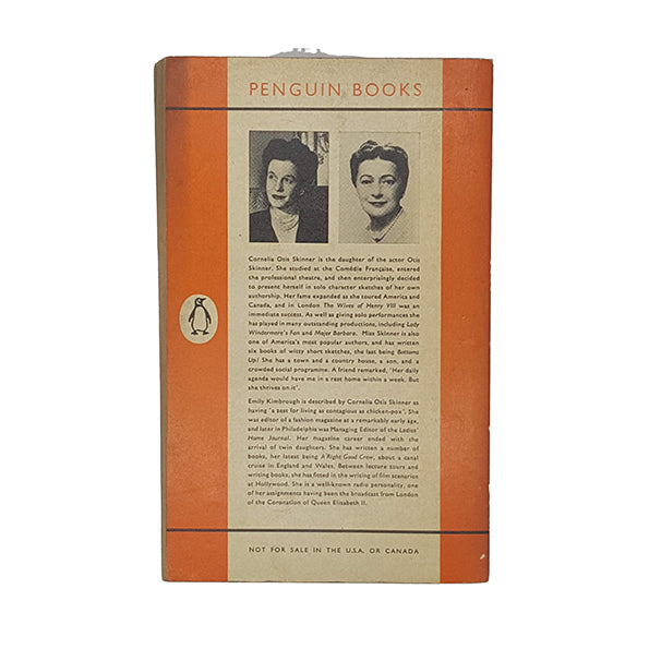 Our Hearts were Young and Gay by Cornelia Otis Skinner &amp; Emily Kimbrough - Penguin 1959