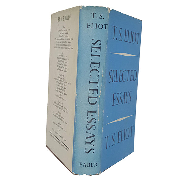 T. S. Eliot's Selected Essays - Faber 1966