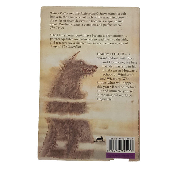 Harry Potter And The Prisoner of Azkaban by J. K. Rowling - 20th, Bloomsbury Hardback, 1999