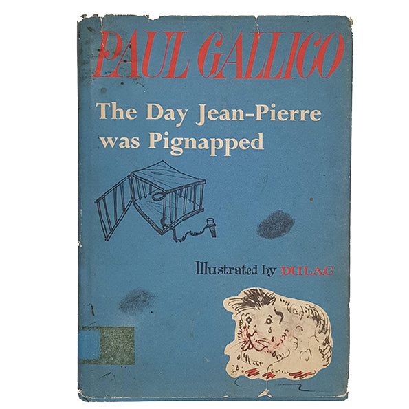 Paul Gallico's The Day Jean-Pierre was Pignapped - First Edition, Heinemann, 1964