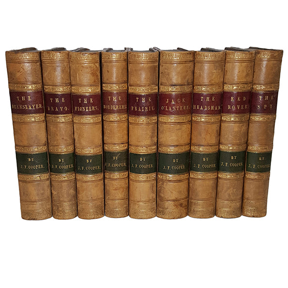 J. F. Cooper Collected Works - Richard Bentley, 1850s (18 Books)