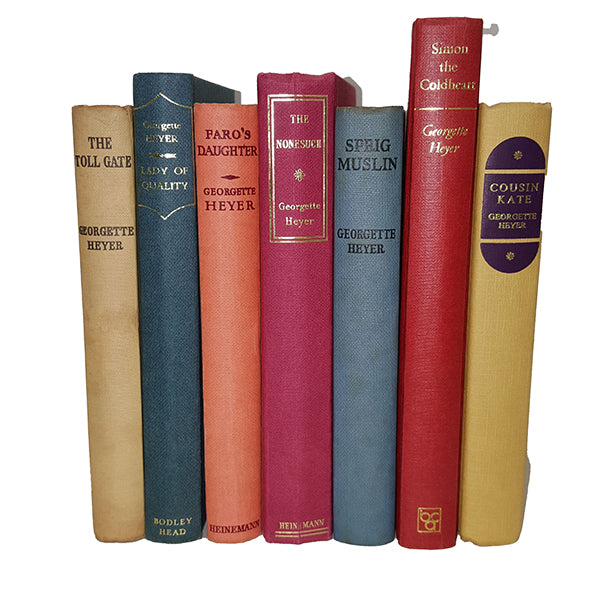 Georgette Heyer 7 Vintage Books, 1955-78