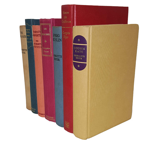 Georgette Heyer 7 Vintage Books, 1955-78