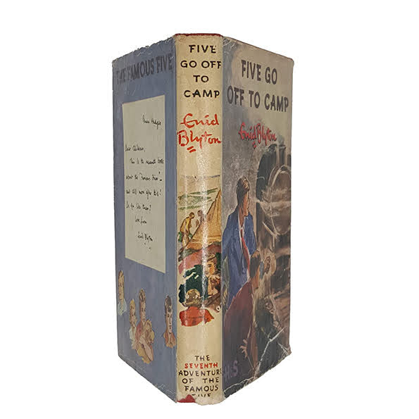 Five Go Off to Camp by Enid Blyton - Hodder &amp; Stoughton, 1960