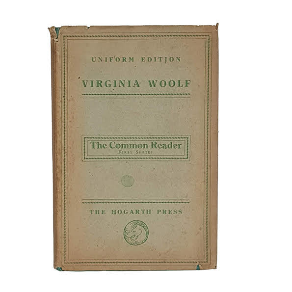The Common Reader by Virginia Woolf - The Hogarth Press, 1945