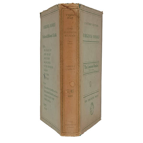 The Common Reader by Virginia Woolf - The Hogarth Press, 1945