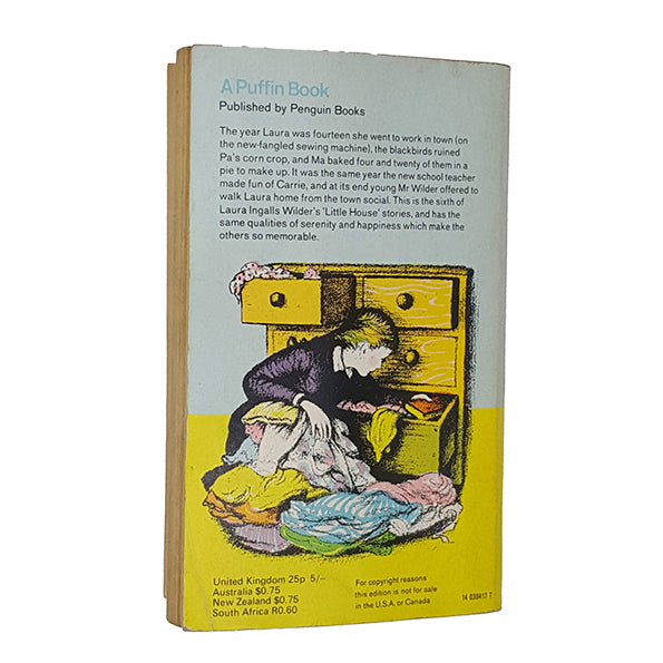 Little Town on the Prairie by Laura Ingalls Wilder - Puffin 1969