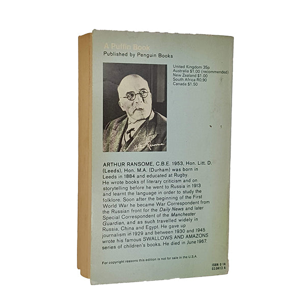 Secret Water by Arthur Ransome - Puffin 1972 - Country House Library